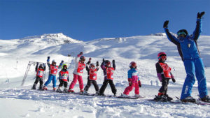 Children Skiing School